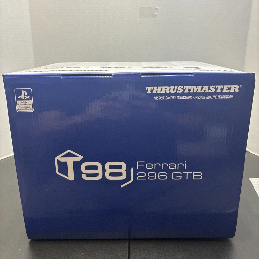 Thrustmaster T98 Ferrari 296 GTB Edition Racing Wheel Black for PlayStation 4/5